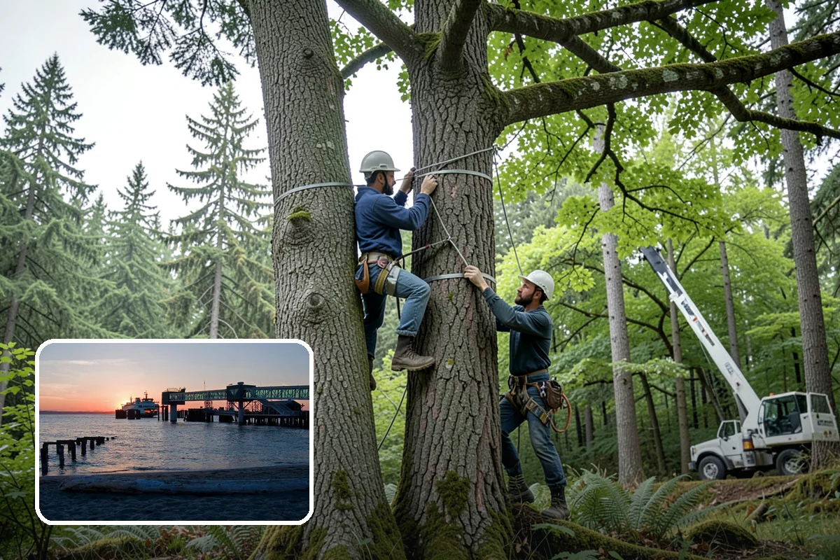 Bamboo removal in Edmonds, Snohomish County, WA - Improves access and usability of a site