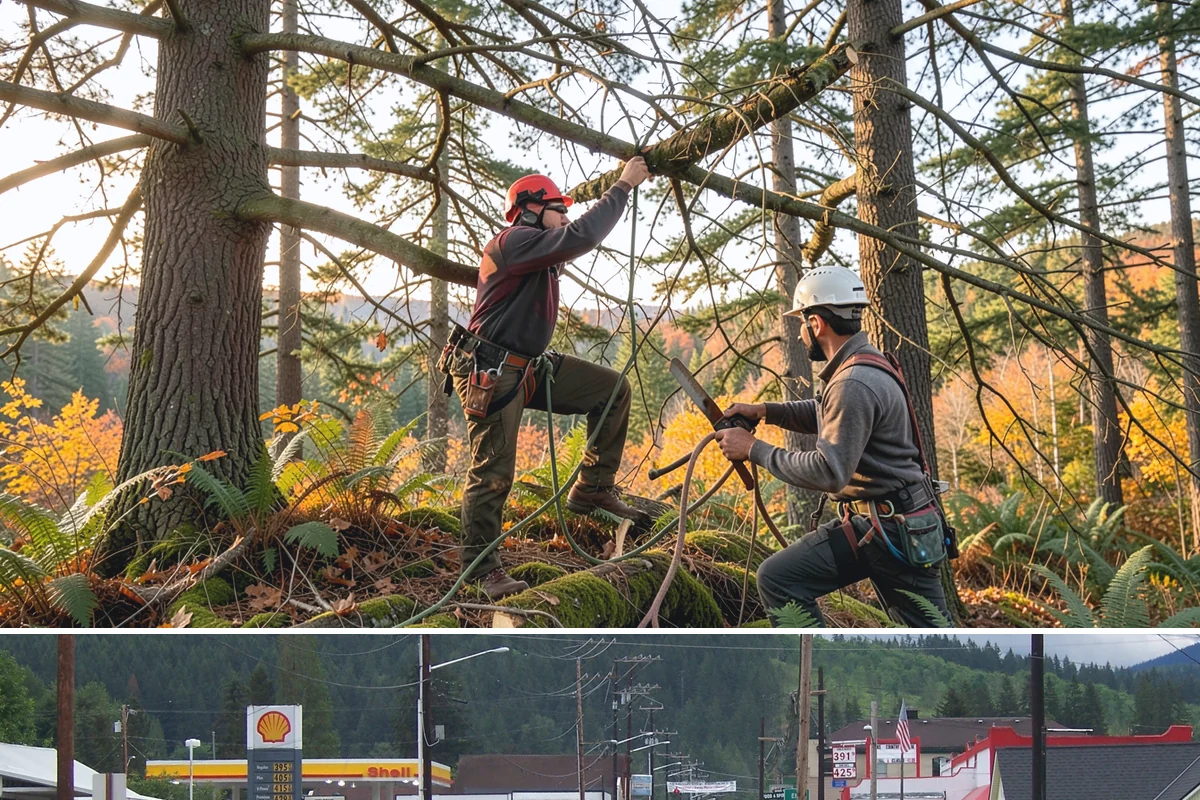 Bamboo removal in Granite Falls, Snohomish County, WA - Work is best performed when ground conditions are stable enough for hauling equipment but before heavy rains make the wet terrain...