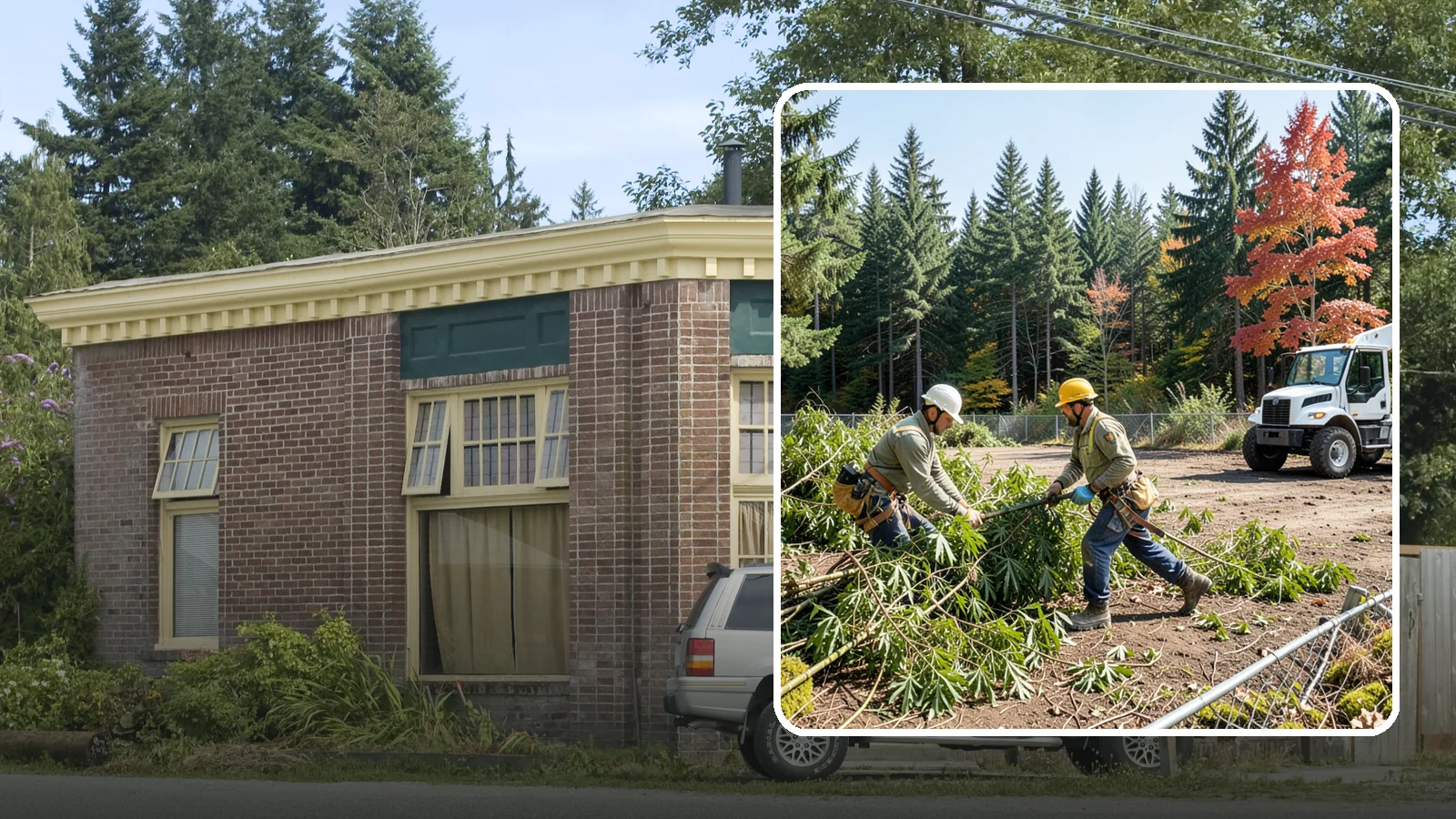 Bamboo removal in Hamilton, Skagit County, WA - The removal and containment of bamboo.