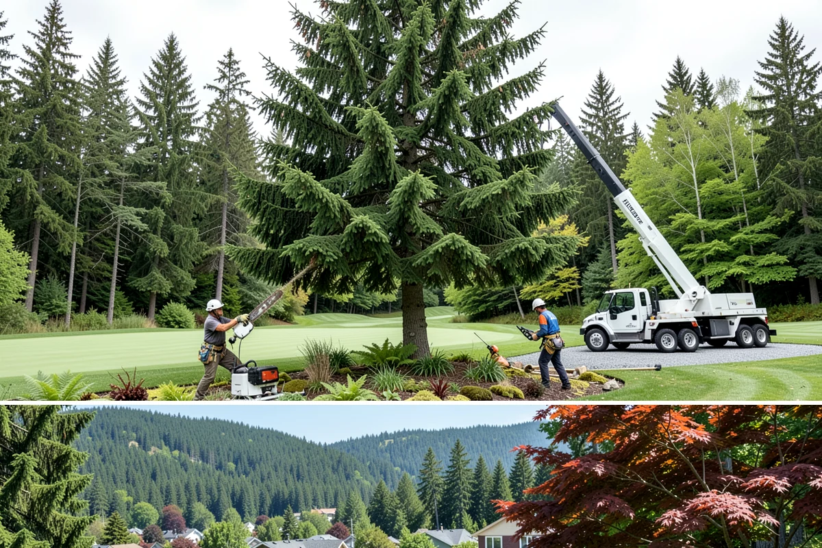 Bamboo removal in Index, Snohomish County, WA - Work is best performed when ground conditions are stable enough for hauling equipment but before heavy rains make the wet terrain...