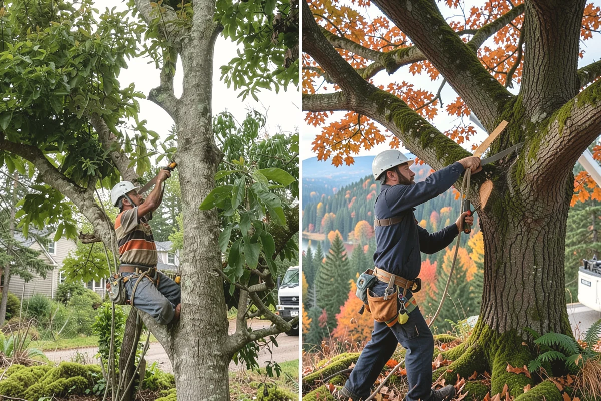 Bamboo removal in Issaquah, King County, WA - Assess the site and mark features to protect