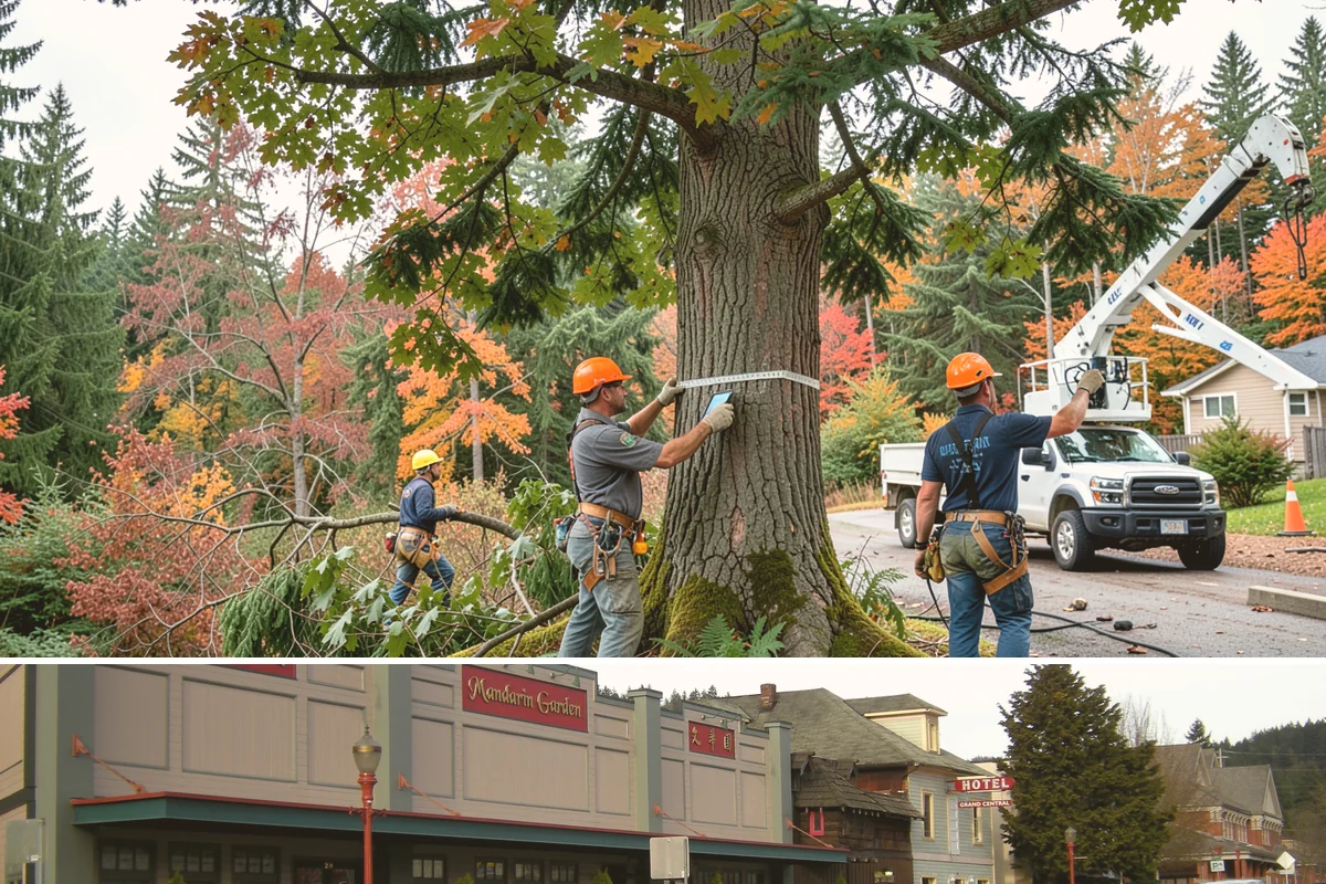 Bamboo removal in Issaquah, King County, WA - Work is best performed when ground conditions are stable enough for hauling equipment but before heavy rains make the wet terrain...
