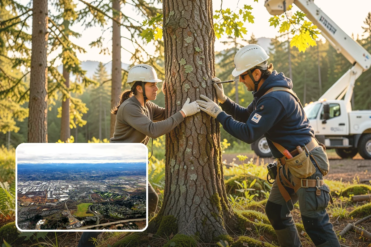 Bamboo removal in Kent, King County, WA - Improves access and usability of a site
