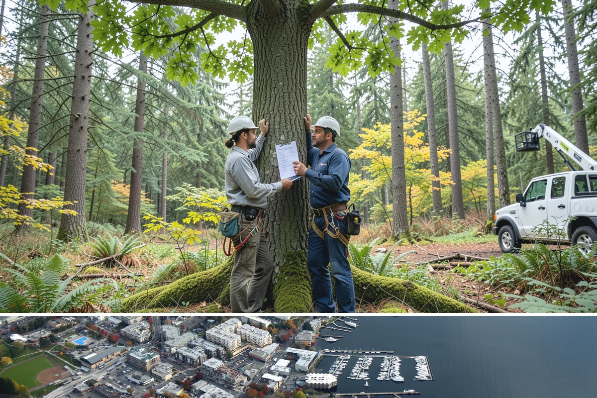 Bamboo removal in Kirkland, King County, WA - Work is best performed when ground conditions are stable enough for hauling equipment but before heavy rains make the wet terrain...
