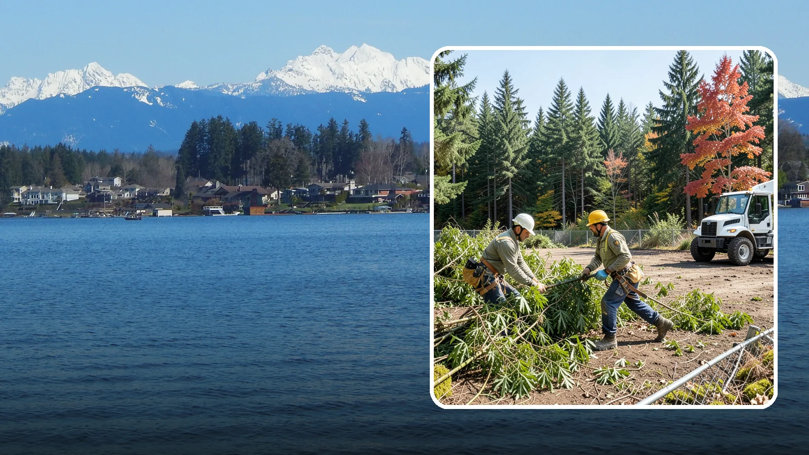 Bamboo removal in Lake Stevens, Snohomish County, WA - The removal and containment of bamboo.