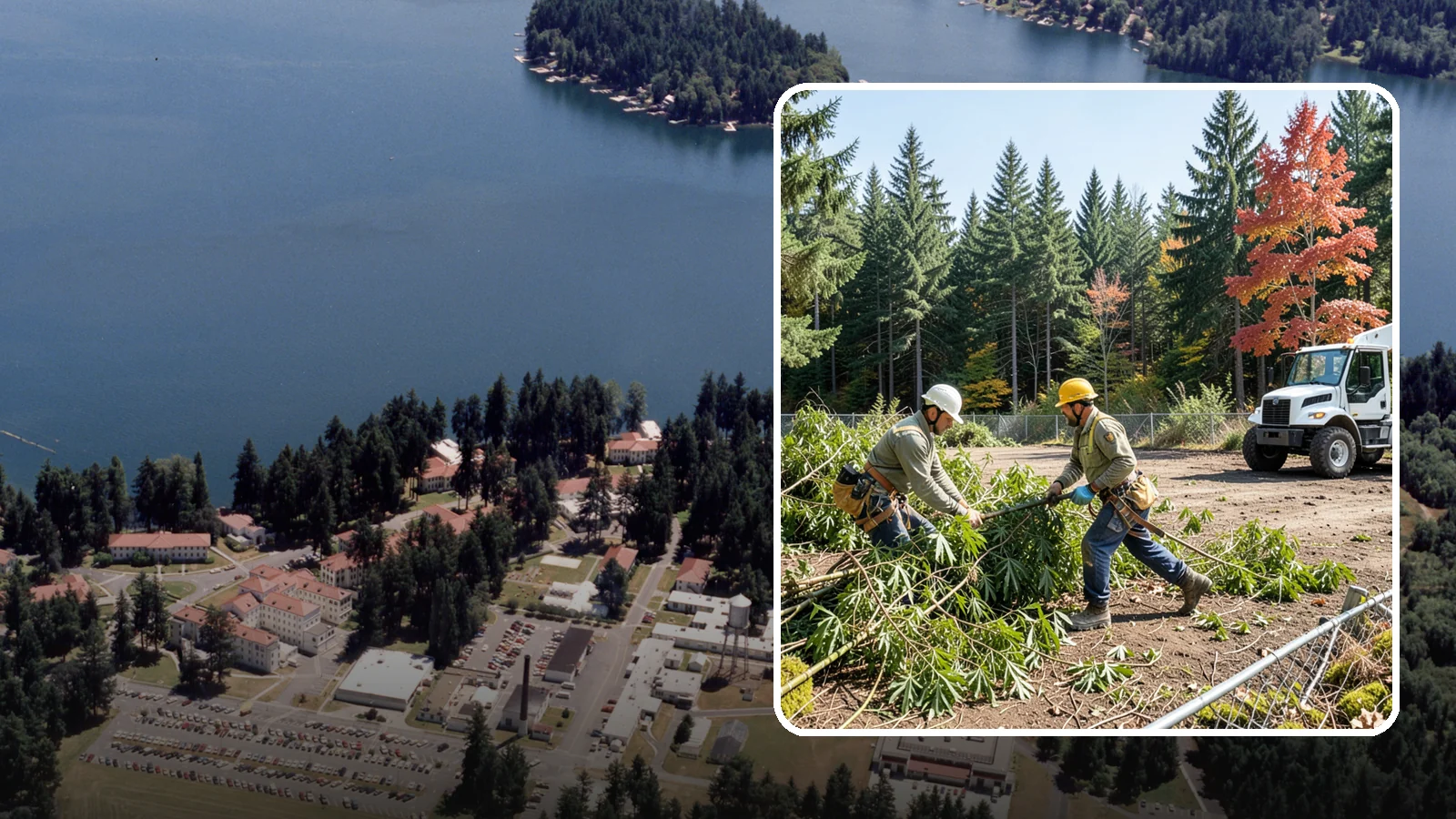 Bamboo removal in Lakewood, Pierce County, WA - The removal and containment of bamboo.