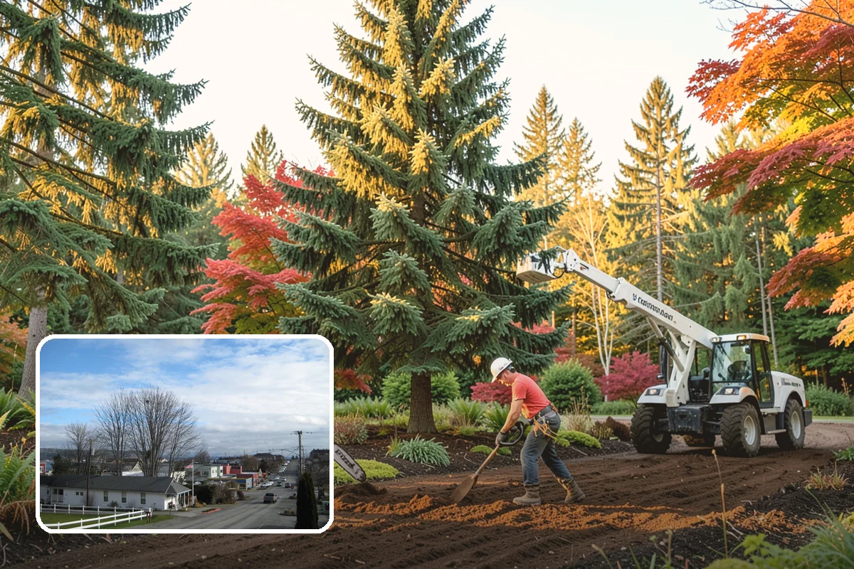 Bamboo removal in Langley, Island County, WA - Improves access and usability of a site