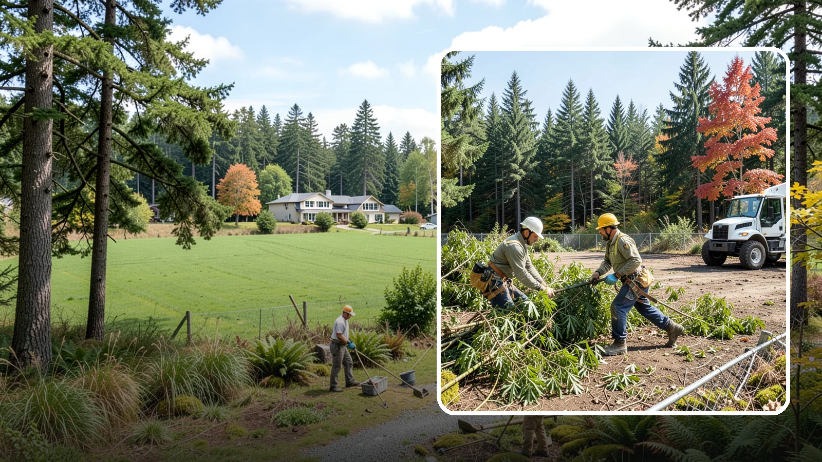 Bamboo removal in Lyman, Skagit County, WA - The removal and containment of bamboo.