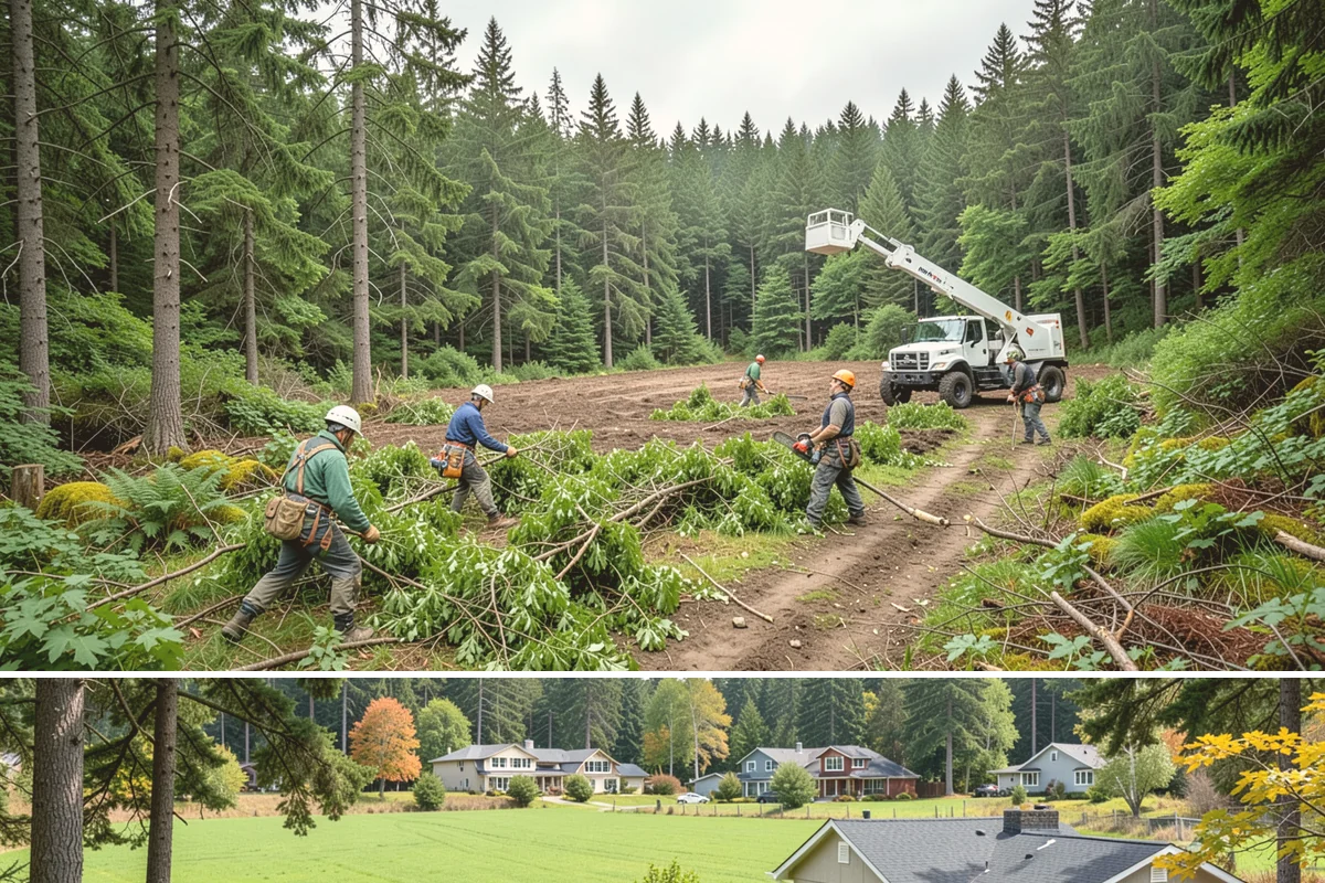 Bamboo removal in Lyman, Skagit County, WA - Work is best performed when ground conditions are stable enough for hauling equipment but before heavy rains make the wet terrain...