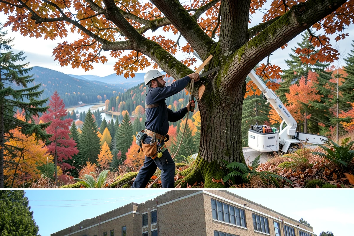 Bamboo removal in Maple Valley, King County, WA - Work is best performed when ground conditions are stable enough for hauling equipment but before heavy rains make the wet terrain...
