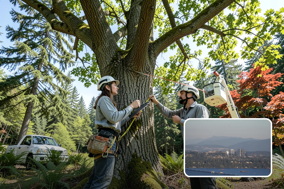 Bamboo removal in Medina, King County, WA - Improves access and usability of a site