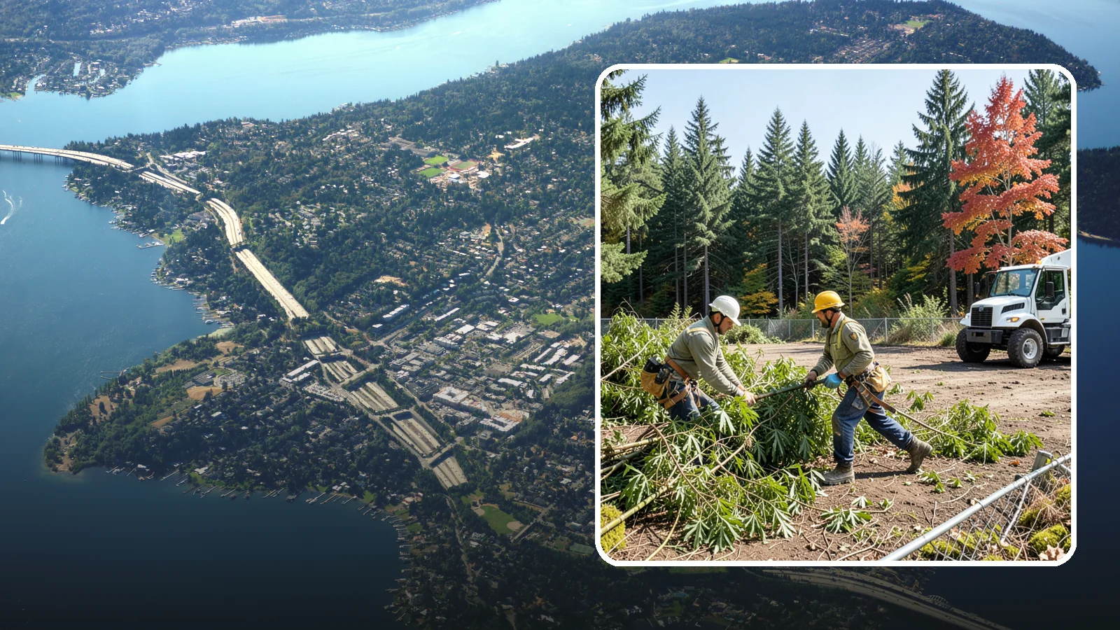 Bamboo removal in Mercer Island, King County, WA - The removal and containment of bamboo.