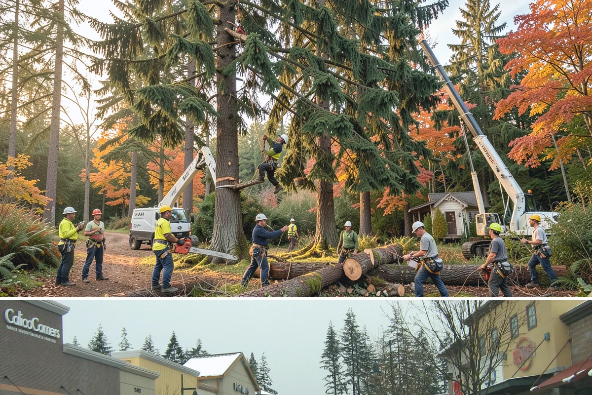 Bamboo removal in Mill Creek, Snohomish County, WA - Work is best performed when ground conditions are stable enough for hauling equipment but before heavy rains make the wet terrain...