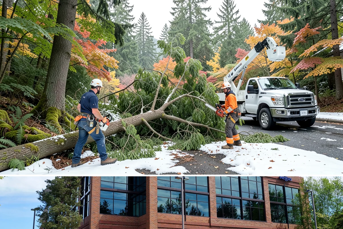 Bamboo removal in Mountlake Terrace, Snohomish County, WA - Work is best performed when ground conditions are stable enough for hauling equipment but before heavy rains make the wet terrain...