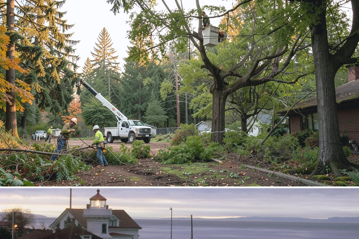 Bamboo removal in Mukilteo, Snohomish County, WA - Work is best performed when ground conditions are stable enough for hauling equipment but before heavy rains make the wet terrain...