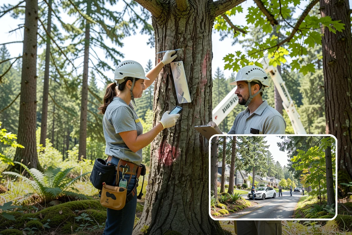 Bamboo removal in Normandy Park, King County, WA - Improves access and usability of a site