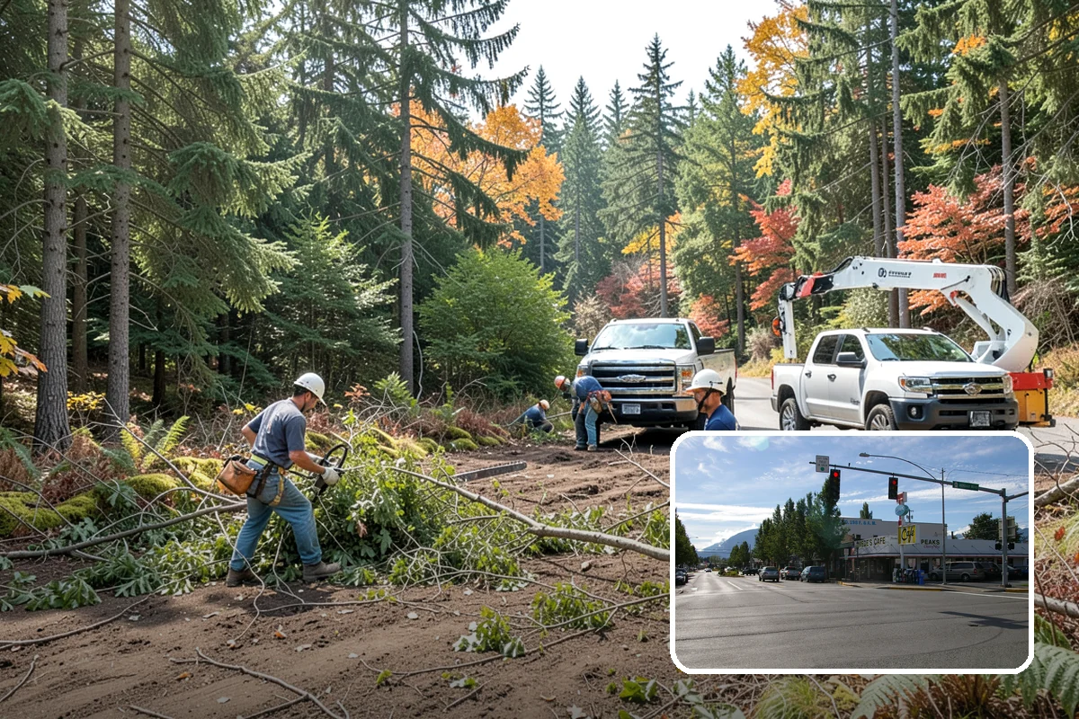 Bamboo removal in North Bend, King County, WA - Improves access and usability of a site