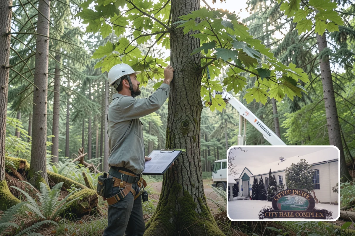 Bamboo removal in Pacific, King County, WA - Improves access and usability of a site