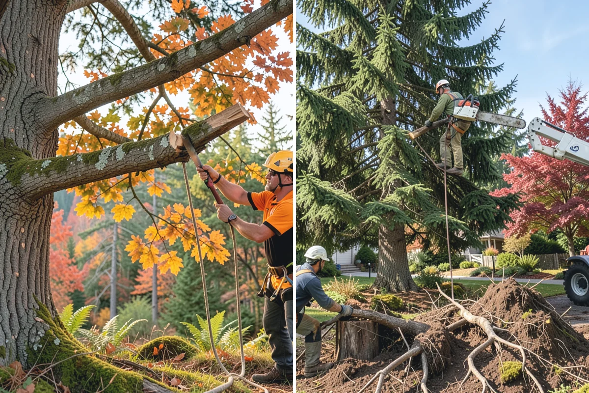 Bamboo removal in Renton, King County, WA - Assess the site and mark features to protect