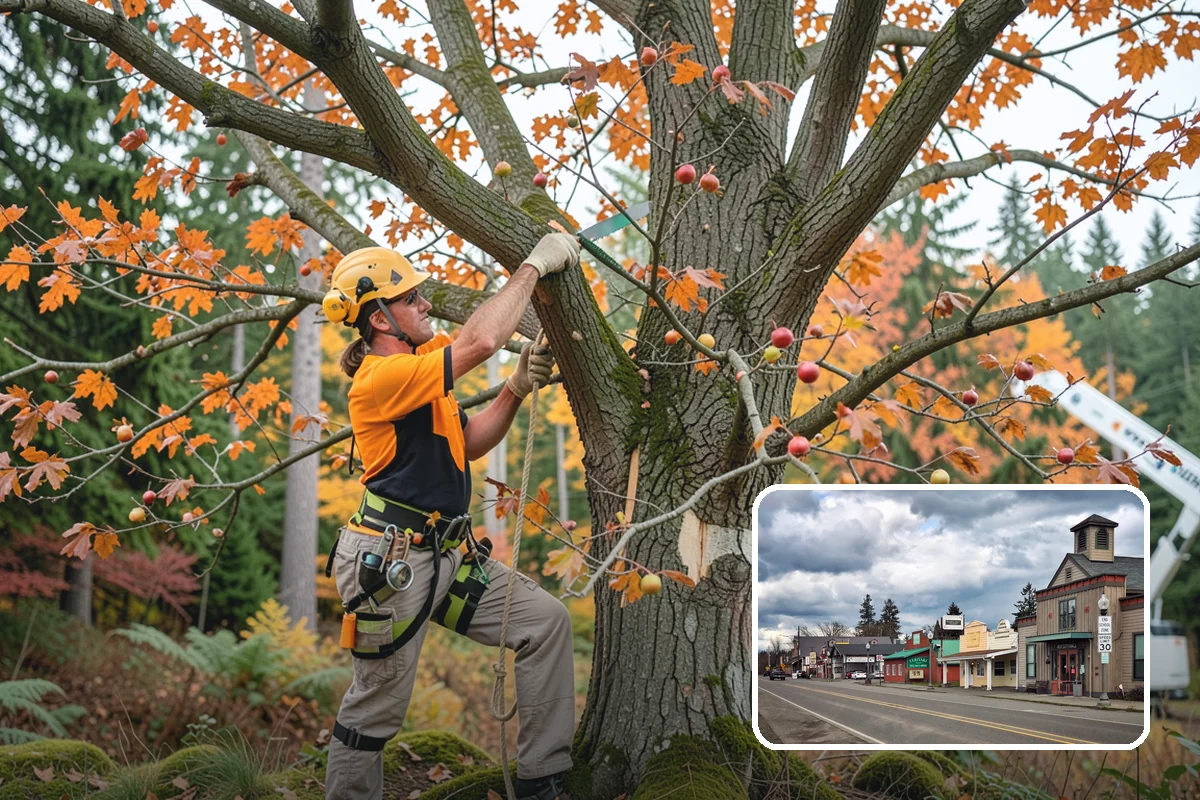 Bamboo removal in Roy, Pierce County, WA - Improves access and usability of a site