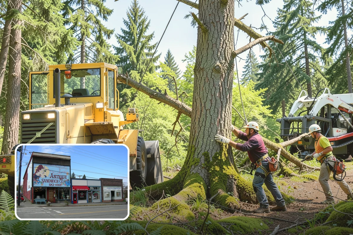 Bamboo removal in Ruston, Pierce County, WA - Improves access and usability of a site