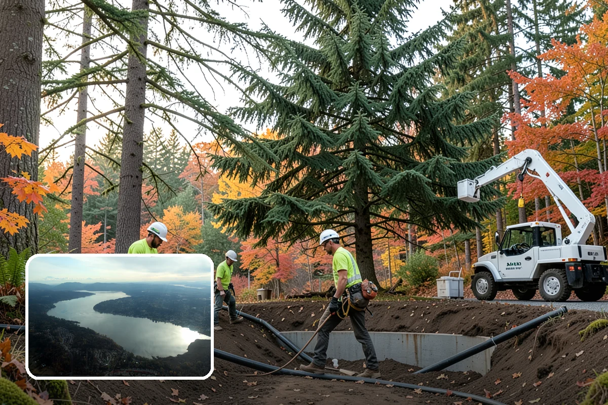 Bamboo removal in Sammamish, King County, WA - Improves access and usability of a site