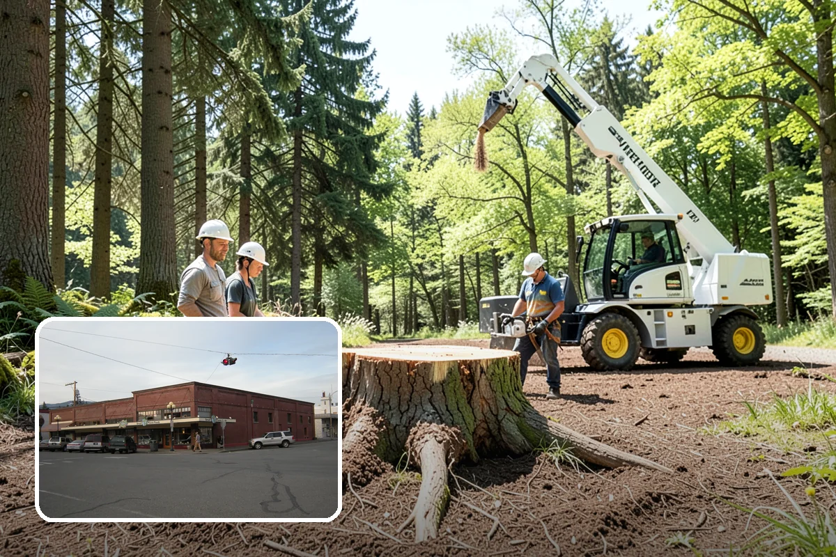 Bamboo removal in Sedro-Woolley, Skagit County, WA - Improves access and usability of a site