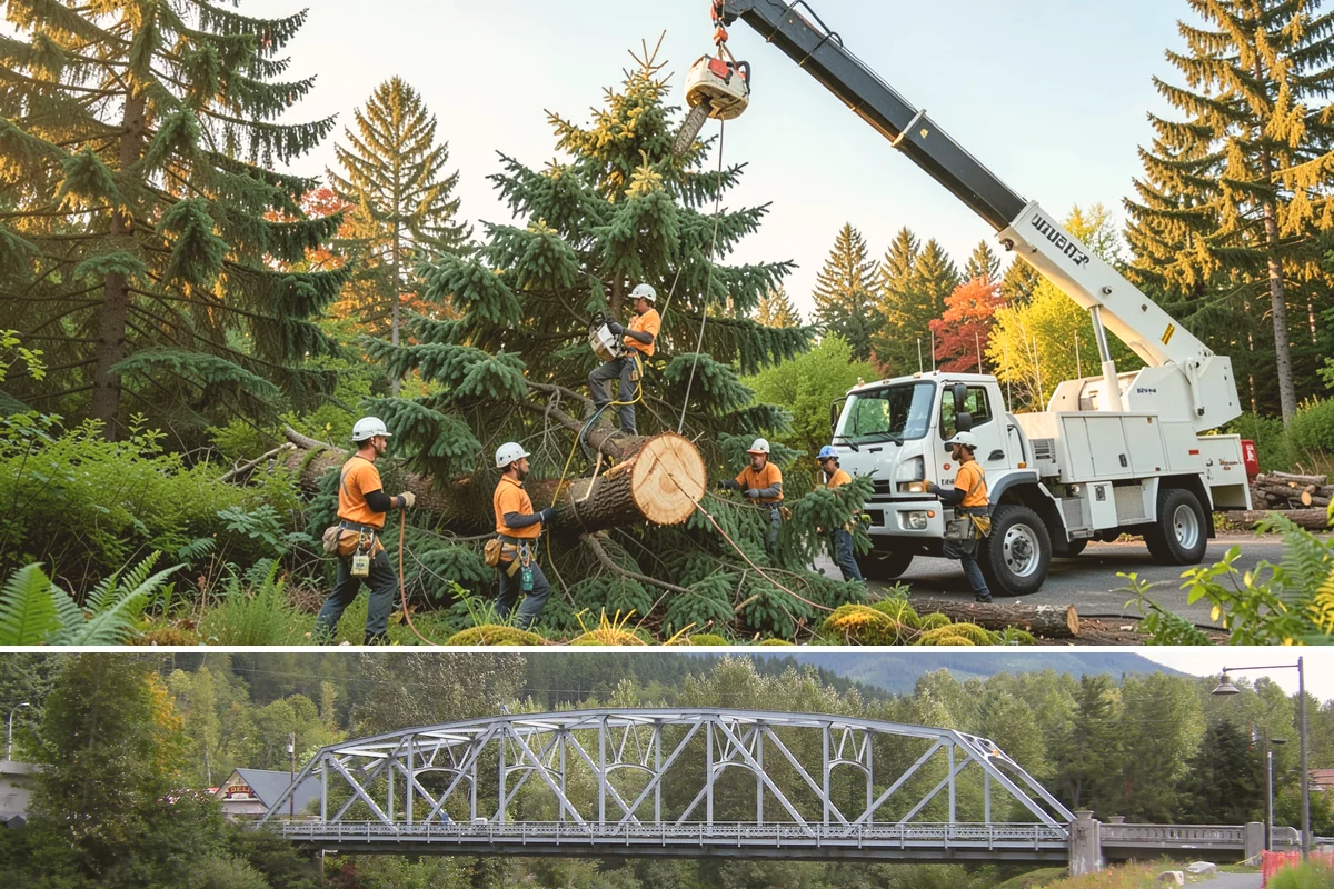 Bamboo removal in Skykomish, King County, WA - Work is best performed when ground conditions are stable enough for hauling equipment but before heavy rains make the wet terrain...