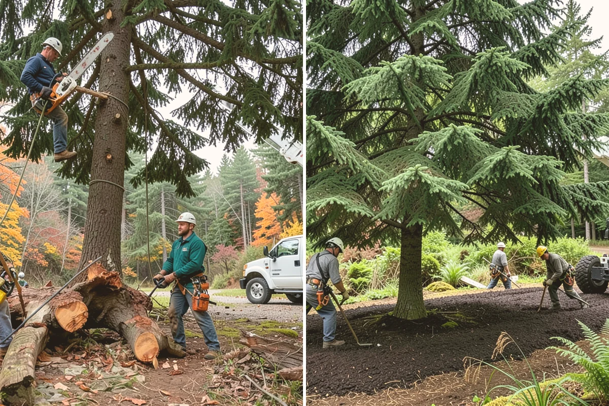 Bamboo removal in Snohomish, Snohomish County, WA - Assess the site and mark features to protect