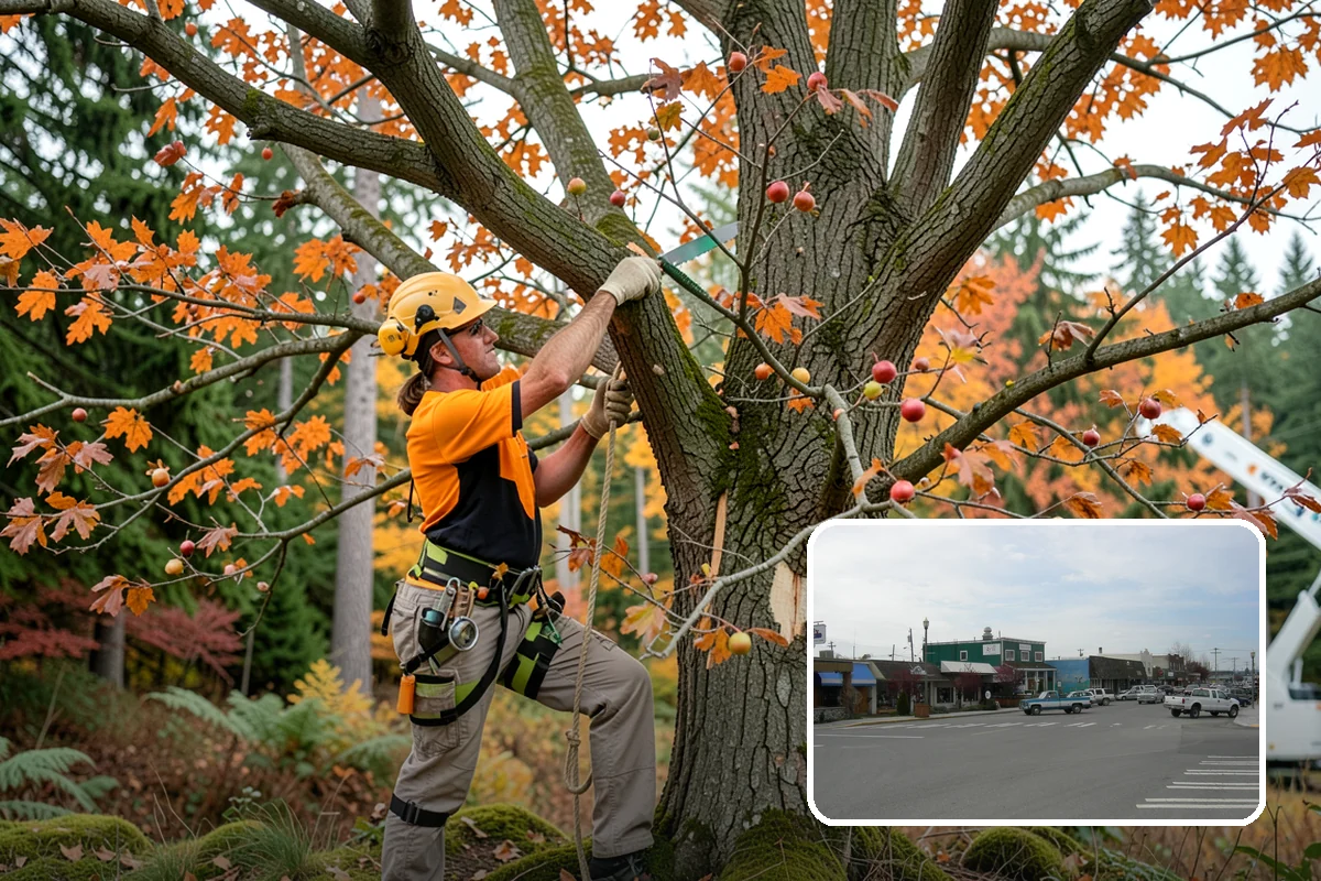 Bamboo removal in Stanwood, Snohomish County, WA - Improves access and usability of a site