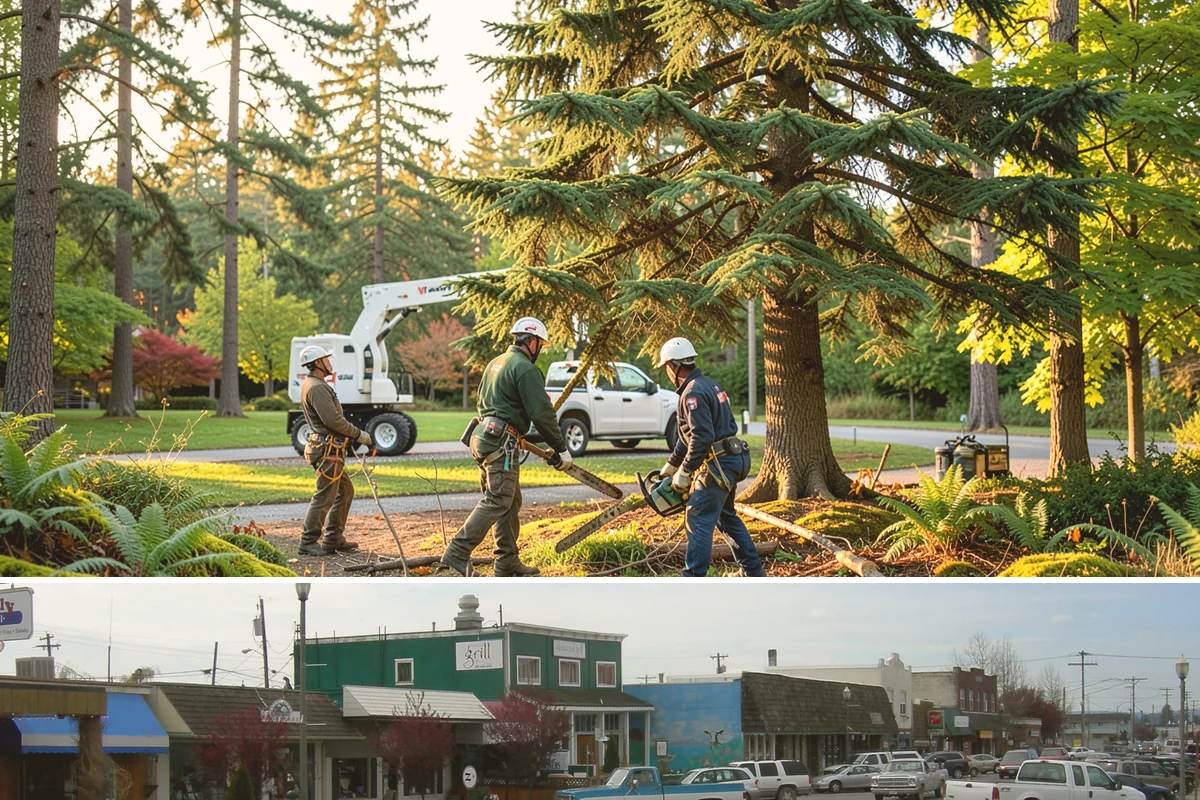 Bamboo removal in Stanwood, Snohomish County, WA - Work is best performed when ground conditions are stable enough for hauling equipment but before heavy rains make the wet terrain...