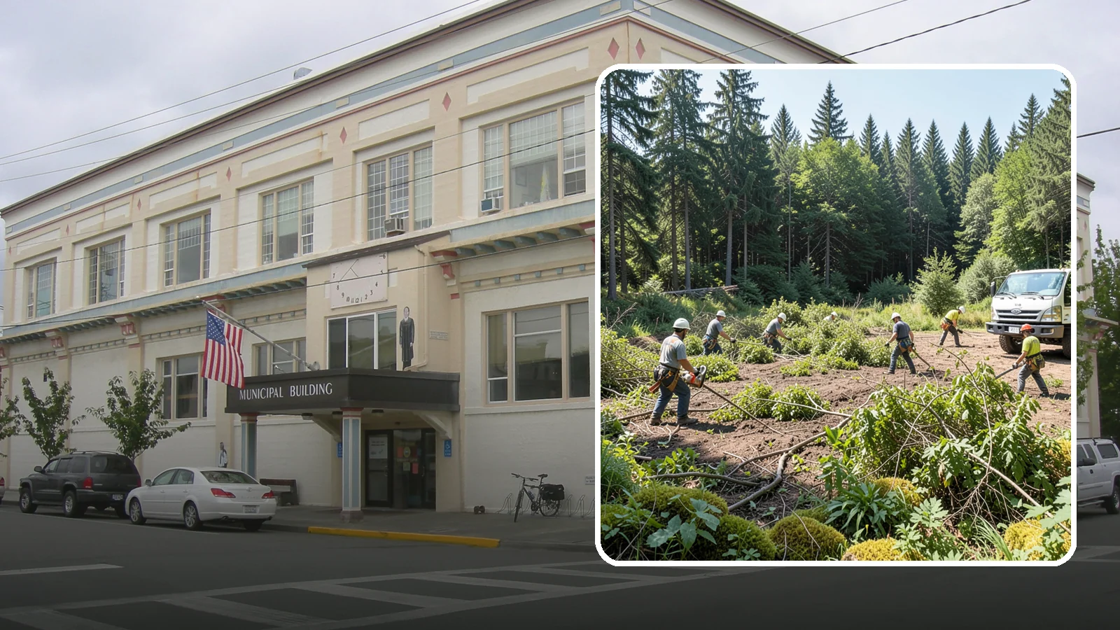 Blackberry removal in Anacortes, Skagit County, WA - The removal of invasive blackberry thickets.