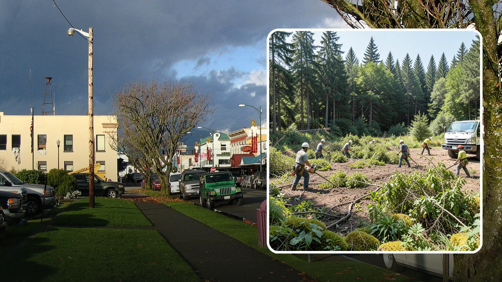 Blackberry removal in Arlington, Snohomish County, WA - The removal of invasive blackberry thickets.