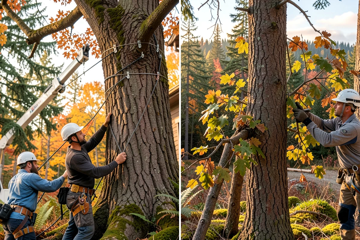 Blackberry removal in Arlington, Snohomish County, WA - Assess the site and mark features to protect