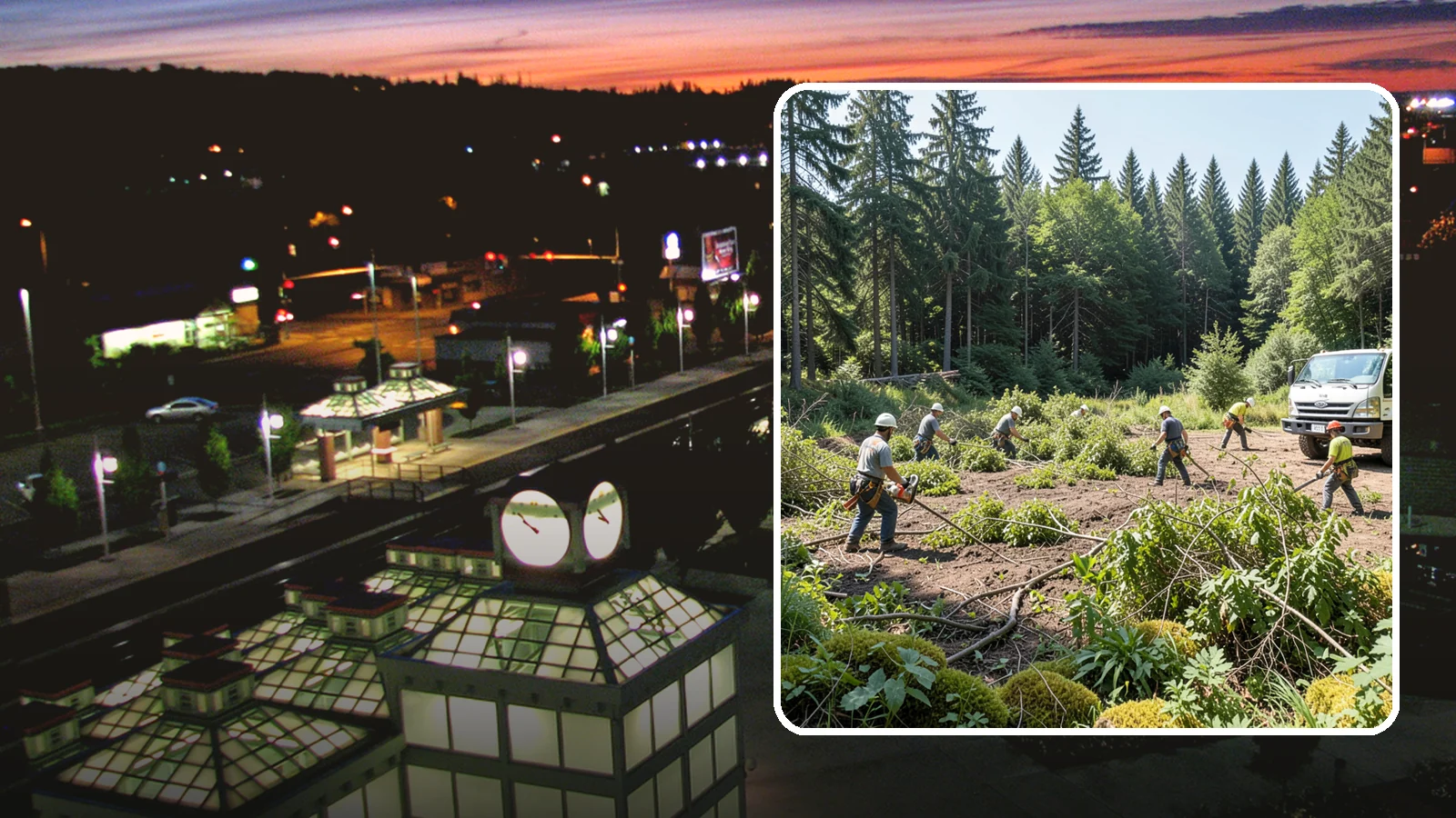 Blackberry removal in Auburn, King County, WA - The removal of invasive blackberry thickets.