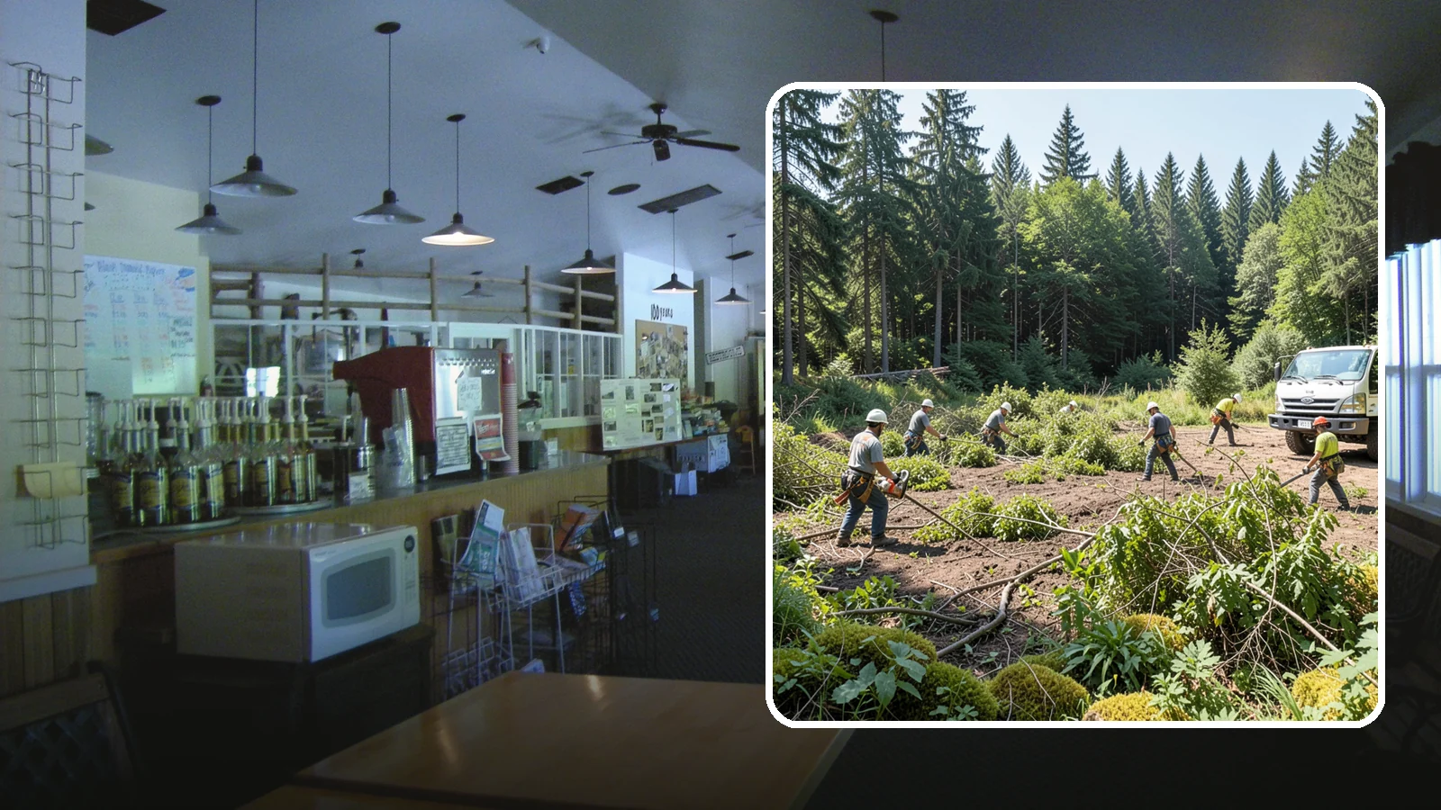 Blackberry removal in Black Diamond, King County, WA - The removal of invasive blackberry thickets.