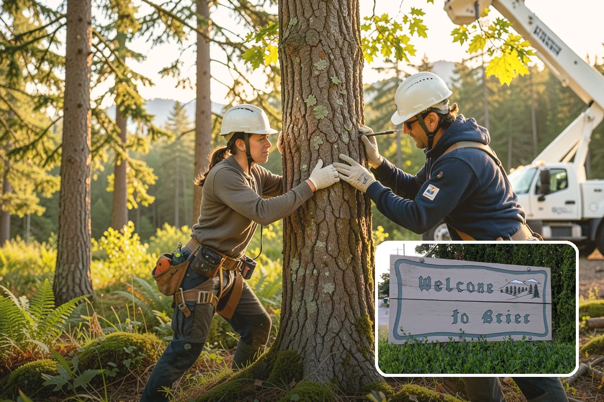Blackberry removal in Brier, Snohomish County, WA - Improves access and usability of a site