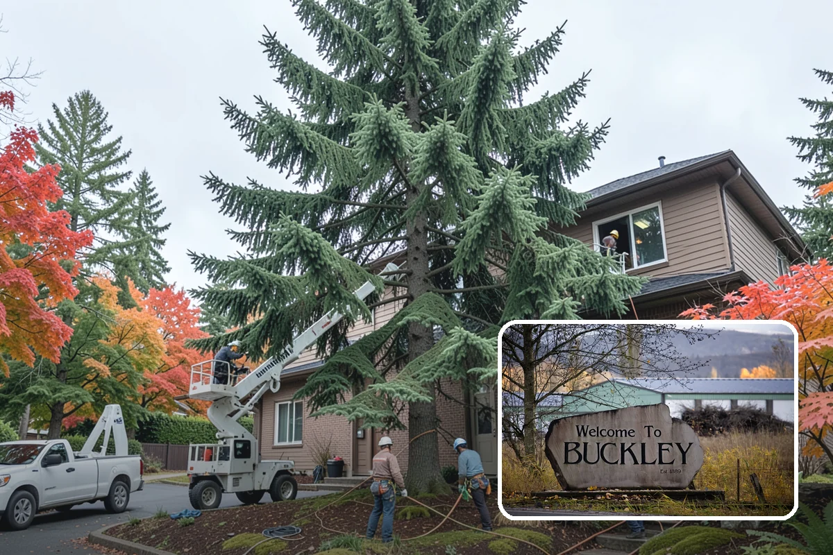 Blackberry removal in Buckley, Pierce County, WA - Improves access and usability of a site