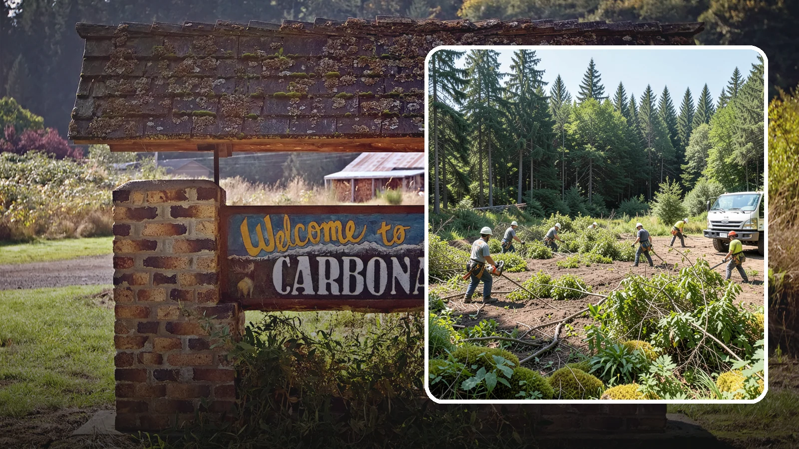 Blackberry removal in Carbonado, Pierce County, WA - The removal of invasive blackberry thickets.