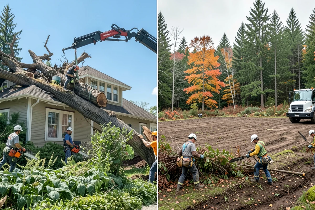 Blackberry removal in Clyde Hill, King County, WA - Assess the site and mark features to protect
