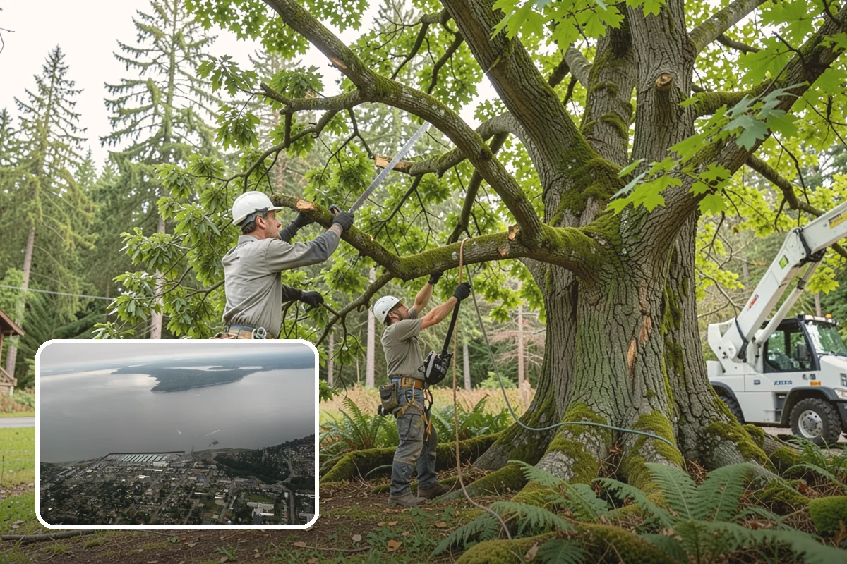 Blackberry removal in Des Moines, King County, WA - Improves access and usability of a site
