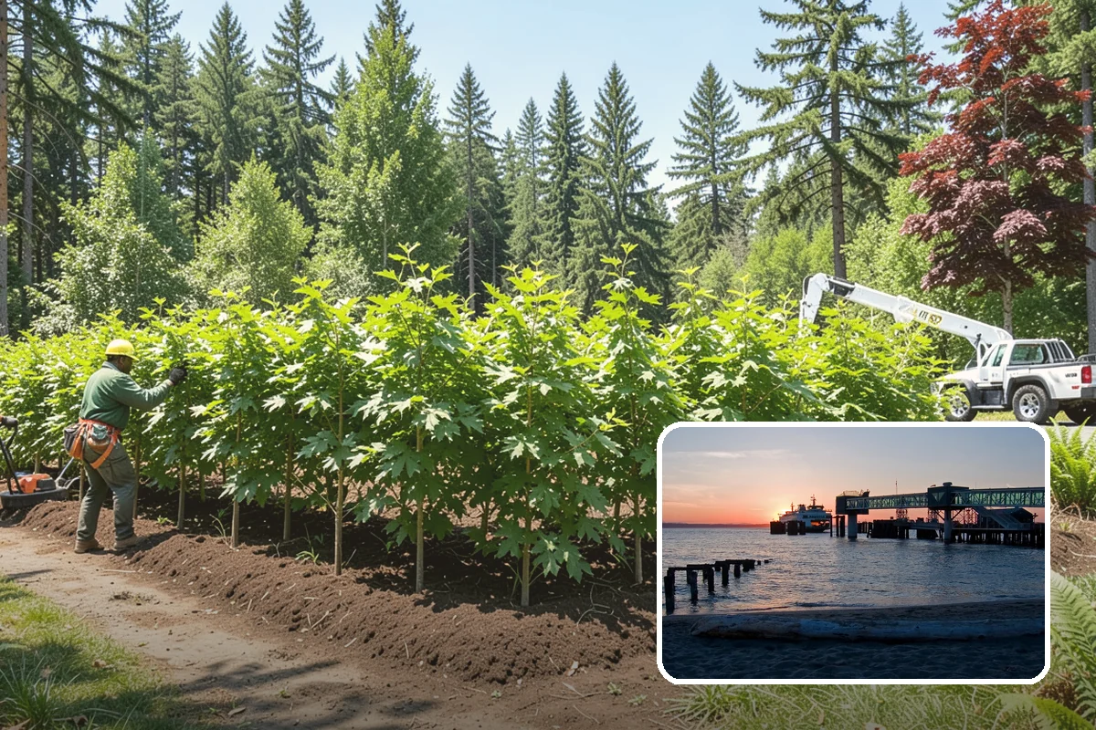 Blackberry removal in Edmonds, Snohomish County, WA - Improves access and usability of a site