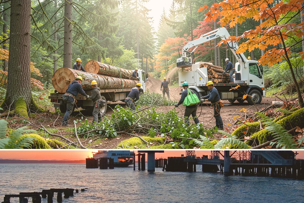 Blackberry removal in Edmonds, Snohomish County, WA - Removal can occur year-round but may require specific equipment or extra caution during wet seasons to manage invasive species...