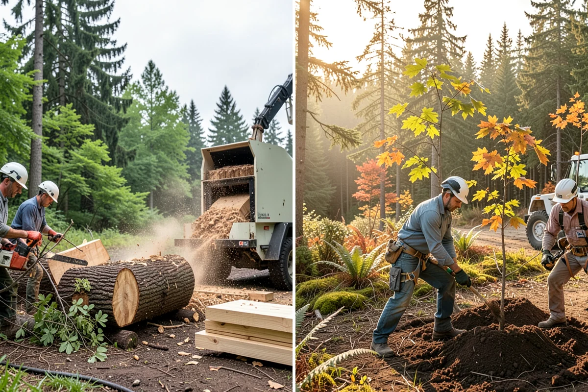 Blackberry removal in Everett, Snohomish County, WA - Assess the site and mark features to protect