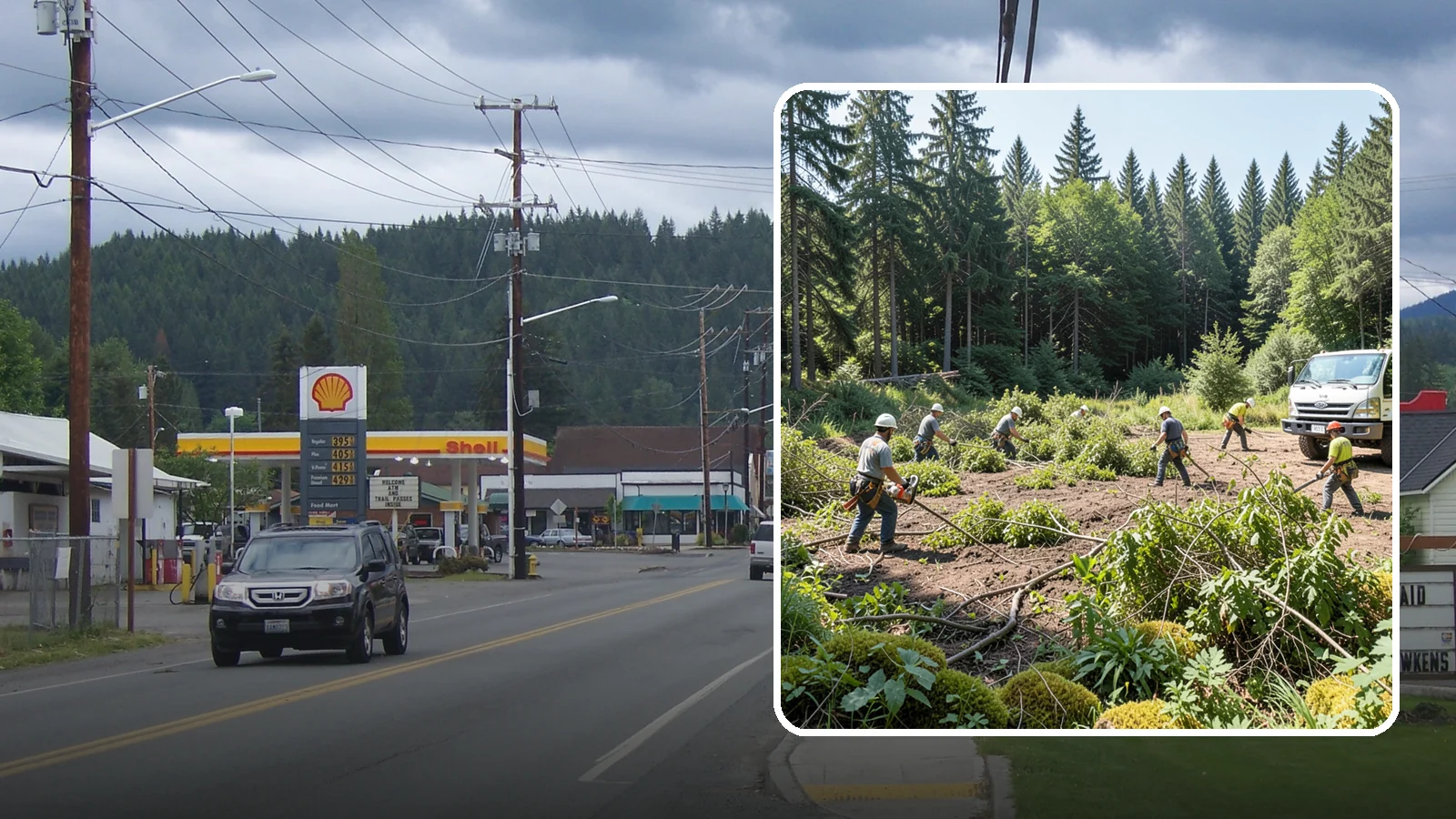 Blackberry removal in Granite Falls, Snohomish County, WA - The removal of invasive blackberry thickets.