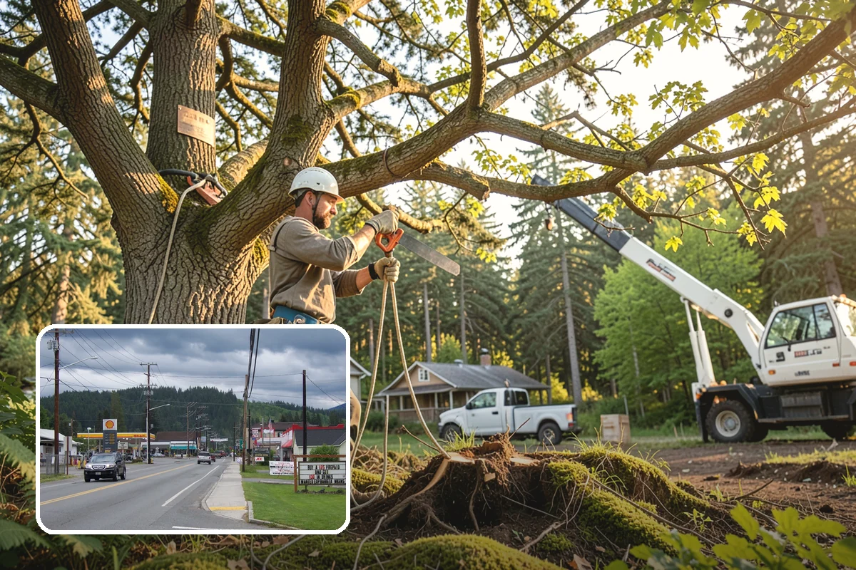 Blackberry removal in Granite Falls, Snohomish County, WA - Improves access and usability of a site