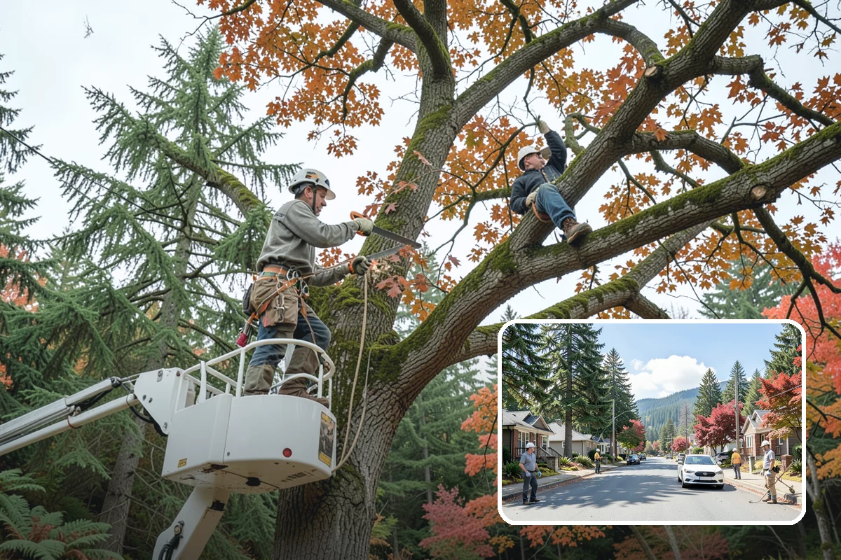 Blackberry removal in Hunts Point, King County, WA - Improves access and usability of a site
