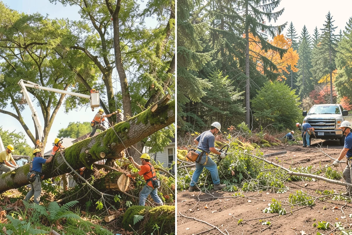 Blackberry removal in Index, Snohomish County, WA - Assess the site and mark features to protect