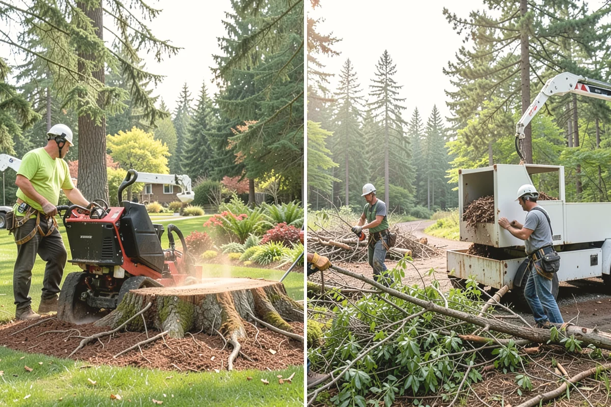 Blackberry removal in La Conner, Skagit County, WA - Assess the site and mark features to protect