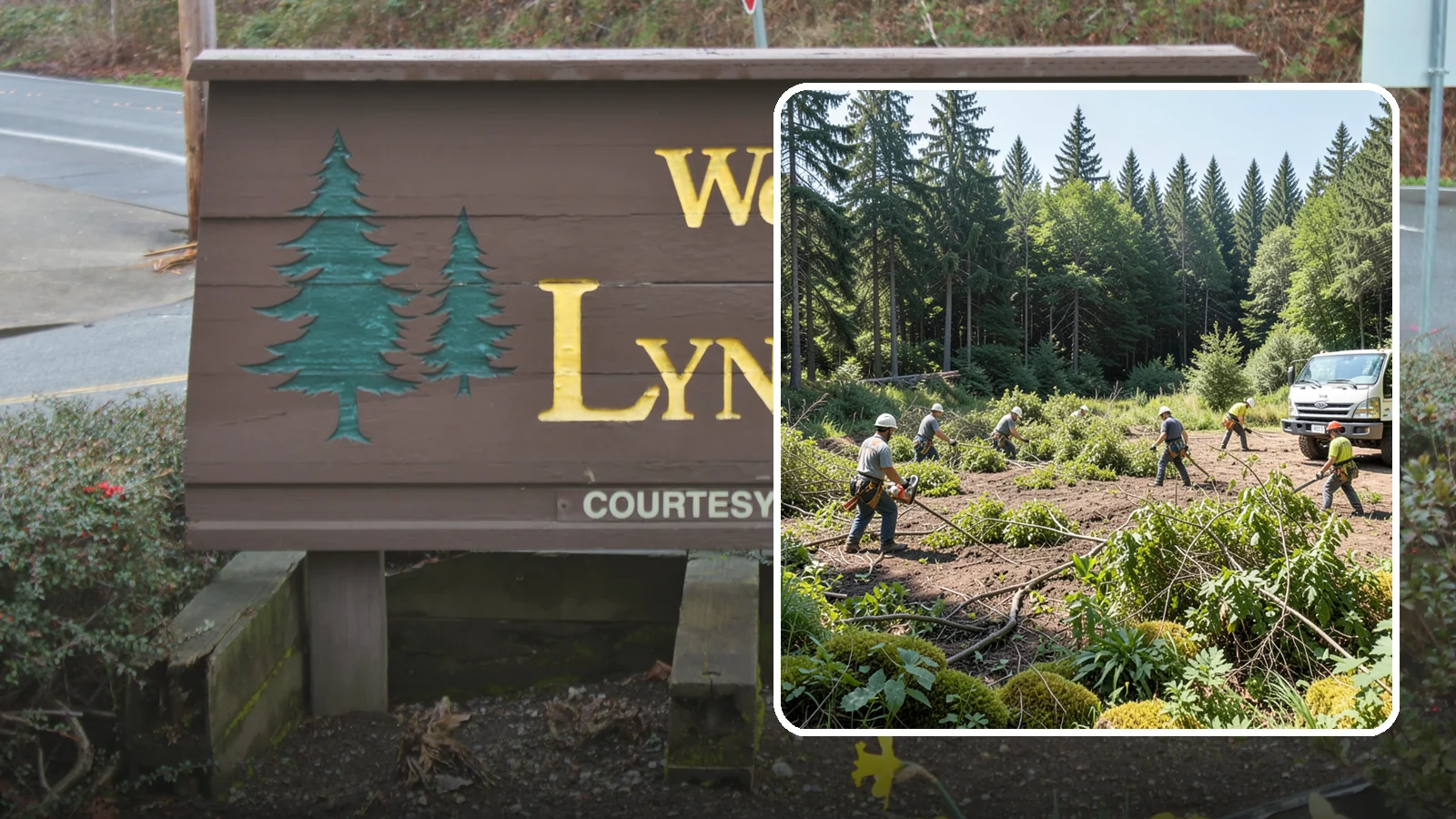 Blackberry removal in Lynnwood, Snohomish County, WA - The removal of invasive blackberry thickets.